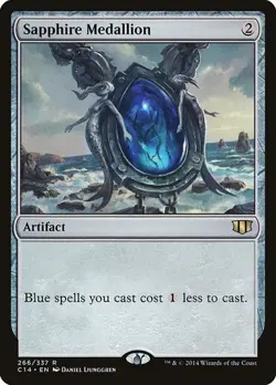 Sapphire Medallion Commander 2014 LP MTG - Image 1