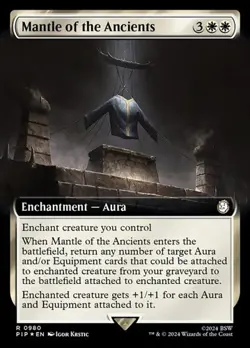 Mantle of the Ancients - Surge Foil Extended Art PIP NM MTG - Image 1