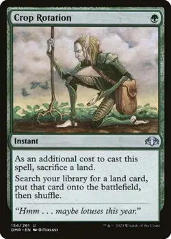 Crop Rotation Dominaria Remastered NM MTG - Image 1