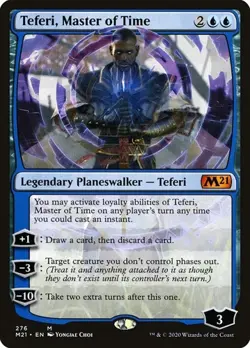 Teferi, Master of Time (#276) Core Set 2021 LP MTG - Image 1