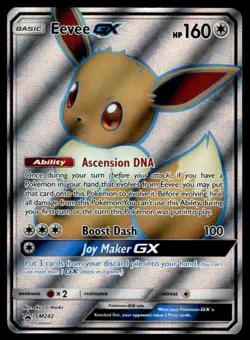 Pokemon TCG SM Promos #SM242 Eevee GX LP - Image 1