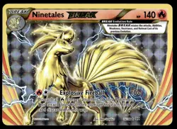 Pokemon TCG XY Evolutions #16/108 Ninetales BREAK LP - Image 1
