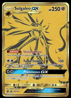 Pokemon TCG SM Promos #SM104a Solgaleo GX NM - Image 1
