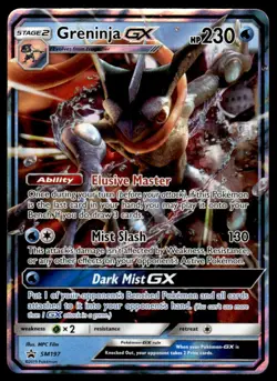 Pokemon TCG SM Promos #SM197 Greninja GX MP - Image 1