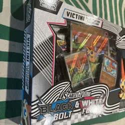POKEMON SCARLET VIOLET BLACK BOLT & WHITE FLARE VICTINI ILLUSTRATION COLLECTION - Image 2
