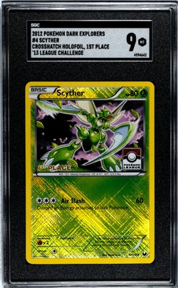 2012 Pokemon Dark Explorers Scyther #4 SGC 9 - Image 1