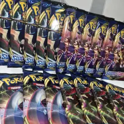 Pokemon TCG Sword and Shield Base Set 18 Booster Packs Sealed - Image 3