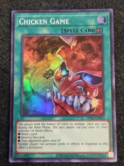 Chicken Game Super Rare OP26-EN010 Yugioh NM - Image 1