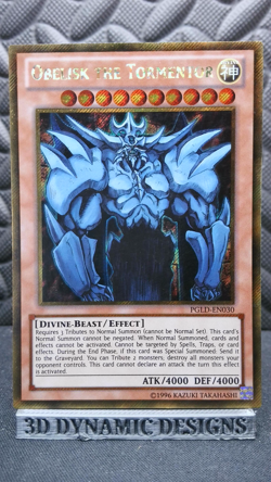 | Yugioh Obelisk the Tormentor PGLD-EN030 Secret Premium Gold VLP 🔥 | - Image 1