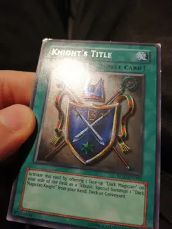 Yugioh Knight's Title ROD-EN002 Secret Rare Promo - Image 2