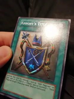 Yugioh Knight's Title ROD-EN002 Secret Rare Promo - Image 3