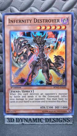 | Yugioh Infernity Destroyer BPW2-EN030 1st Edition NM 🔥 | - Image 1