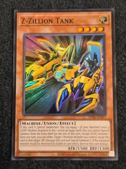 Z-zillion Tank Head Super Rare OP28-EN007 Yugioh NM. - Image 1