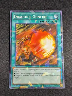 Yugioh - Dragon's Gunfire BP03-EN141 1st Edition Shatterfoil Rare NM - Image 1