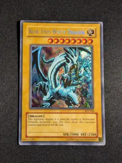 Yugioh - Blue Eyes White Dragon BPT-009 Limited Edition Secret Rare LP - Image 1