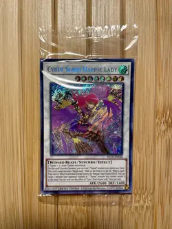 Yugioh Cyber Slash Harpie Lady DLCS-EN148 Limited Edition Secret Rare Sealed NM - Image 1