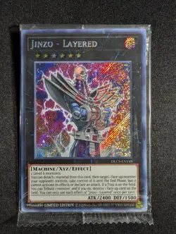 Yugioh - Jinzo - Layered DLCS-EN149 Limited Edition Secret Rare Sealed NM - Image 1