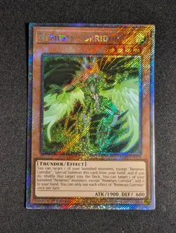 Yugioh - Nemeses Corridor RA03-EN025 1st Edition Platinum Secret Rare NM - Image 1