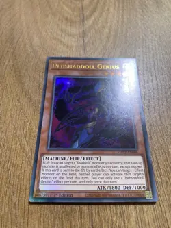 Nehshaddoll Genius | GFTP-EN006 | Ultra Rare | 1st Edition | YuGiOh Card | Mint - Image 2
