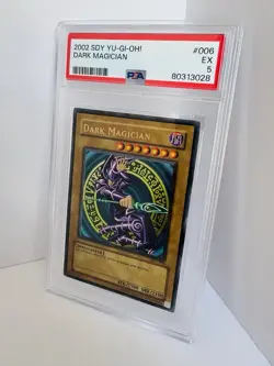 2002 Dark Magician SDY-006 Yu-Gi-Oh! English PSA 5 - Image 1