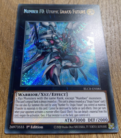 Number F0: Utopic Draco Future | BLCR-EN085 | Secret Rare | 1st Ed | YuGiOh Mint - Image 2