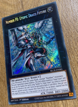 Number F0: Utopic Draco Future | BLCR-EN085 | Secret Rare | 1st Ed | YuGiOh Mint - Image 3