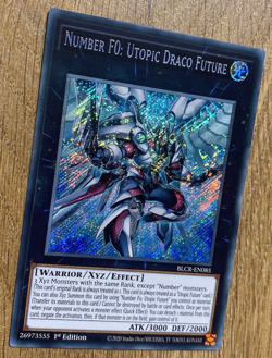 Number F0: Utopic Draco Future | BLCR-EN085 | Secret Rare | 1st Ed | YuGiOh Mint - Image 5
