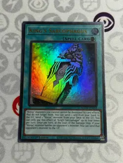 King's Sarcophagus - AGOV-EN058 - Ultra Rare (NM) - Yugioh - Image 1