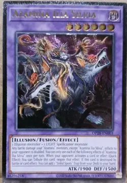 Yugioh Azamina Ilia Silvia Ultimate Rare OP28 LP - Image 1