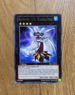 Number 103: Ragnazero | PRIO-EN042 | Rare | 1st Edition | YuGiOh Card | VLP - Image 1