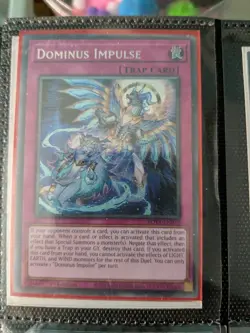 YUGIOH Dominus Impulse (ROTA-EN079) Secret Rare 1st Edition Near Mint - Image 1