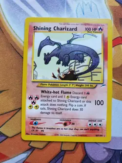 Shining Charizard Unlimited 107/105 Neo Destiny LP Pokemon Card - Image 1