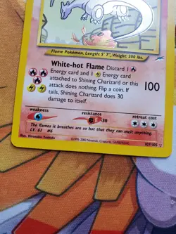 Shining Charizard Unlimited 107/105 Neo Destiny LP Pokemon Card - Image 3