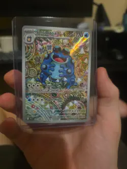 Pokemon Seismitoad IR 105/086 Black Bolt Holofoil Card, Near Mint Condition - Image 1