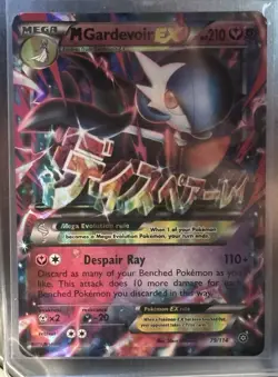 Pokemon M Gardevoir EX 79/114 XY-Steam Siege Holo Card Near Mint NM Condition - Image 1
