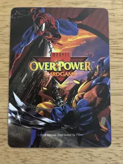 Fleer Marvel Over Power Black Window Power 2 CCG Card # - Image 2