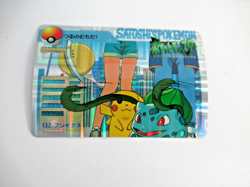 Pocket Monsters Japanese Foil Story Sticker Card 1998 SATOSHI'S POKEMON #16 - Image 1