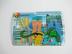 Pocket Monsters Japanese Foil Story Sticker Card 1998 SATOSHI'S POKEMON #16 - Image 2