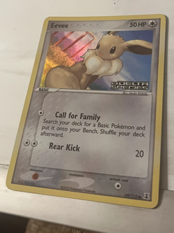 Pokemon Card 2005 - Eevee Ex Delta Species 69/113 Reverse Holo Rare STAMPED NM - Image 1