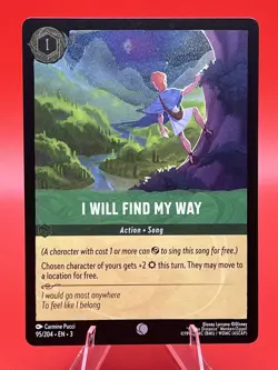 I Will Find My Way #95/204 Into the Inklands Disney Lorcana NM Card - Image 1
