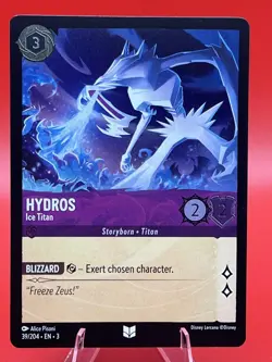 Hydros #39/204 Into the Inklands Disney Lorcana NM Card - Image 1