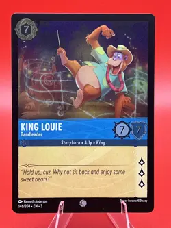 King Louie #146/204 Into the Inklands Disney Lorcana NM Card - Image 1