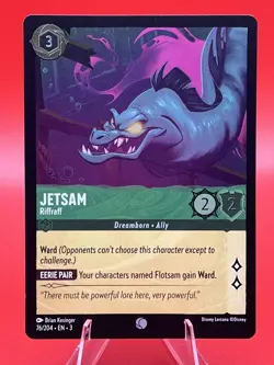 Jetsam #76/204 Into the Inklands Disney Lorcana NM Card - Image 1