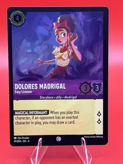 Dolores Madrigal #41/204 Ursula's Return Disney Lorcana NM Card - Image 1