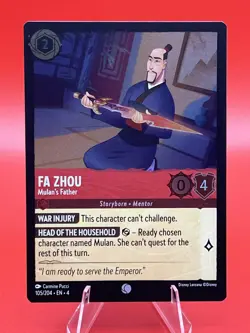 Fa Zhou #105/204 Ursula's Return Disney Lorcana NM Card - Image 1