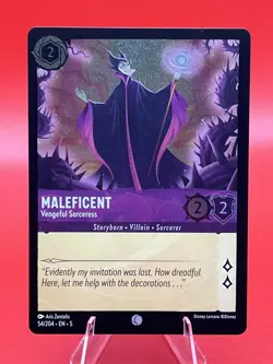 Maleficent #54/204 Shimmering Skies Disney Lorcana NM Card - Image 1