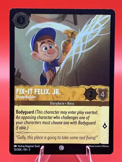 Fix-It Felix, Jr. #10/204 Shimmering Skies Disney Lorcana NM Card - Image 1