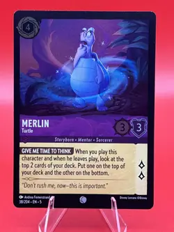 Merlin #38/204 Shimmering Skies Disney Lorcana NM Card - Image 1