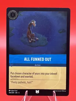 All Funned Out #164/204 Shimmering Skies Disney Lorcana NM Card - Image 1