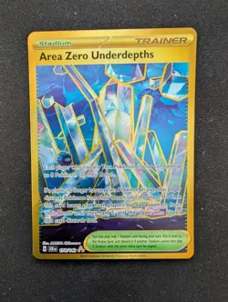 Pokemon TCG Area Zero Underdepths Hyper Rare Gold Card 174/142 Stellar Crown - Image 1